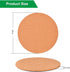 6" Cork Coasters, Round Cork & Plastic Plant Saucers for Gardening, Absorbent Cork Mat for Drinks, Set of 2