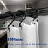 Metal Shower Curtain Hooks, Set of 12 Rust Resistant S Shaped Rings for Kitchen Utensils, Clothing, Towels, etc. (Black)