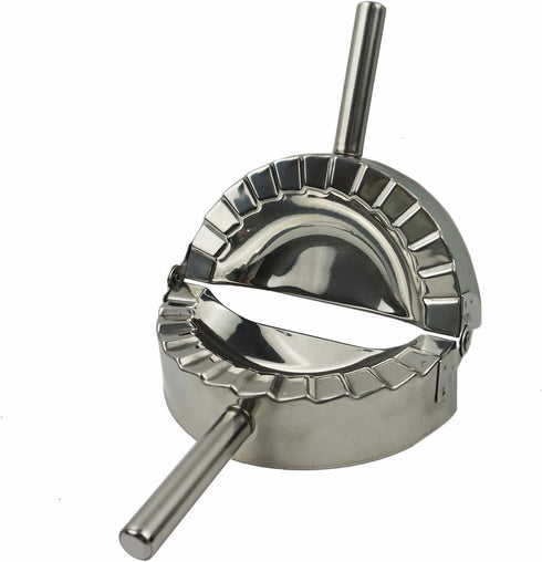 Stainless Steel Dumpling Maker, X-Large 5" Goya Empanada Press Mold, Ravioli Mould Crimper for Pie, Chinese Dumpling