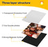 YixangDD Magnetic Picture Frames 10 Packs, Fridge Magnetic Photo Frames for 4 x 6 Inches Photos, White