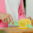 2Pcs Set,Professional Green Lettuce Knife Cutter kitchen Cooking plastic Serrated knife for Veggies, Salad,Fruit,Cake