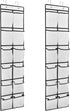 2PK 12 Large Pockets Over Door Hanging Shoe Organizer
