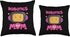 Multicolor Throw Pillow - Mom Robotics, 16x16