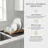 12" 18" Countertops Counter Dish Drying Mat Super Absorbent x Coffee Mat for Non-Slip Drying Mat for Kitchen Easy