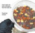 Cambro 4 QT Round Food Storage Container with Lid (2 Pack) - Clear