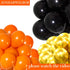 Jonhamwelbor 12 Inch Orange Balloons - 100 Pack Latex Balloons for Halloween Autumn Party Decoration