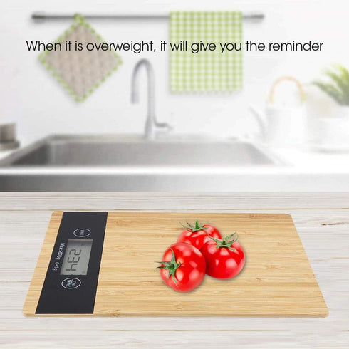 Fdit Electric Kitchen Scale - LED Display Cooking Food Weighing Scale for Kitchen Baking