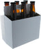 6 Pack Cardboard Beer Bottle Carrier For 12 Ounce Bottles White (10