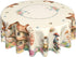 Countryside Floral Tablecloth Spring Round Table Cover Washable Table Cloth for Home