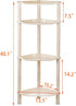 4 13.5X 10 33.5 Inches, 4 Tier Shower Caddies, Organizer Shelf Corner, Plastic Shower Rack Stands for Bathroom, Storage