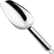 Stainless Steel Ice Scoop with Drain Holes - Heavy Duty, Dishwasher Safe, 6 Ounce Capacity to Reduce Dilution