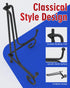 Iron Display Stand 10 Packs, 6 Inches Photo Stand for Display, Black Foldable Easel for Artwork