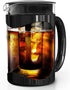 6 1.6 Primula Burke Deluxe Cold Brew Iced Coffee Maker, Comfort Grip Handle, Durable Glass Carafe, Removable Mesh