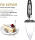 Flatware Pie Server, Stainless Steel Cake Pizza Cutter, Black