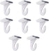 8 Pair Heavy Duty White Drop Ceiling Hooks for Hanging, Metal T-Bar Hooks, Ceiling Clips for Home Classroom Office