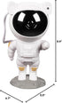 Star Projector Galaxy Night Light - Astronaut Space Projector, Starry Nebula Ceiling LED Lamp with Timer and Remote