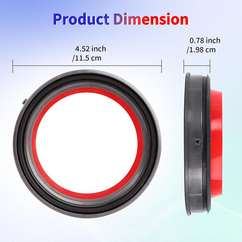 Dust Bin Fixed Sealing Ring Replacement Parts for Dyson V10 SV12 Cordless Vacuum Cleaner Accessories
