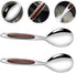 2pcs Stainless Steel Rice Spoon, Rice Cooker Dishes Condiment Spoon, Non Stick Kitchen Scoops