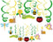 30Ct Spring Summer Insects Hanging Swirl Decorations, Themed Birthday Party Supplies