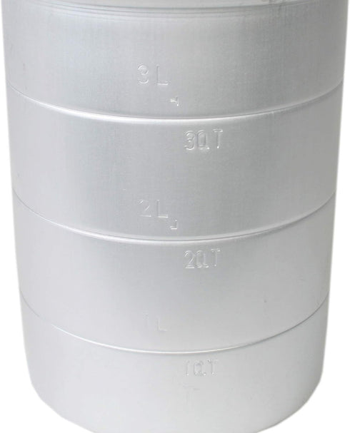 Thunder Group Liquid Measure, 4 Quart, Silver