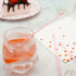 100-PCS Pink Glitter Plastic Swizzle Sticks, Cocktail Coffee Drink Stirrers for Valentines Day Christmas Party, 7.24