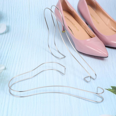 2Pcs Holibanna Metal Shoe Display Stand Adjustable High Heel Shoe Brace Holder for Home Store Retail Use Durable