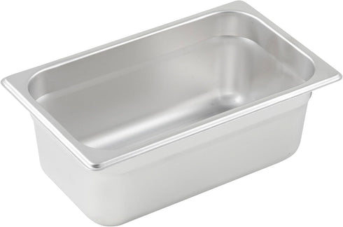 Winco 1/4 by 4-Inch Standard Weight Anti-Jamming Steam Pan