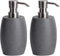 Clasin Home Sandstone Textured Resin Soap Dispenser with Metallic Pump and Waterproof