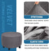 Velvet Round Ottoman Slipcover Ottoman Covers Footstool Protector Covers Storage Stool Ottoman Covers Stretch