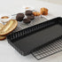 Tosnail 2 Pack Non-Stick Quiche Pan 14" x 5.75" with Removable Bottom Tart Baking Pan