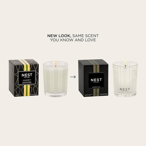 NEST New York Grapefruit Scented Votive Candle - 2 oz - Up to 28-Hour Burn Time - Reusable Glass Vessel