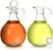 Teenyyou 2 Pcs 10.5 oz Oil and Vinegar Dispenser Cruet Set Olive