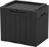 Patiowell 30 Gallon Resin Deck Box, Outdoor Storage Box for Patio Furniture,