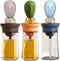 TINMIX Oil Dispenser with Brush - 3 Pack 2 IN 1 Olive