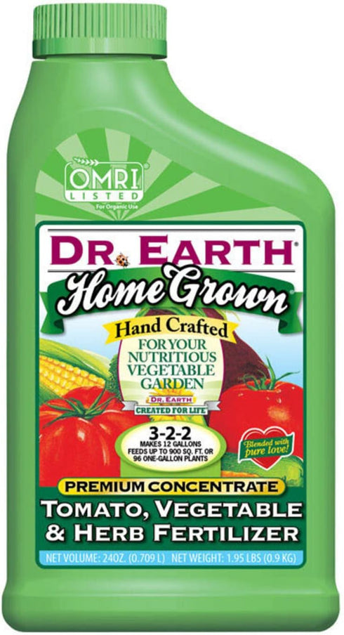 Dr. Earth 3-2-2 24 Oz. Home Grown Tomato Vegetable & Herb Organic Plant Fertilizer Concentrate