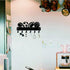 CREATCABIN Hook Hanger Wall Key Holder, Metal Decorative Mounted Organizer Rack with Sports Goods Basketball Football