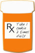 Pill Rx Bottle Cookie Cutter 3.75 Inch - Made in the USA, Foose Cookie Cutters Tin Plated Steel
