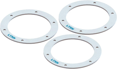 Lynn Manufacturing Pellet Stove 6" Round Gasket, Exhaust or Combustion Blower, 3 Pack