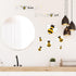 12 Pcs Bee Gnome Wall Decals, Honey Bee Window Decor Clings with Inspirational Quotes for Kitchen Office Decoration
