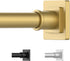 Gold Shower Curtain Rod, 31-68 Inches, Non-Slip Tension Mounted, No Drill Adjustable Curtain Rod for Windows and