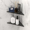 DAYONE Matte Black Corner Shower Shelf 2 Pack 10", Bathroom Corner Shower