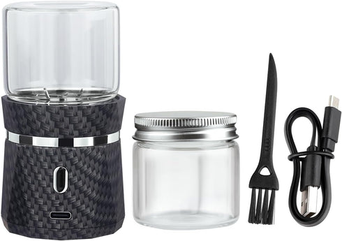 YFTOHI Unique Electric Herb Grinder, Small Spice Grinder Electric herb Grinders Mini Size