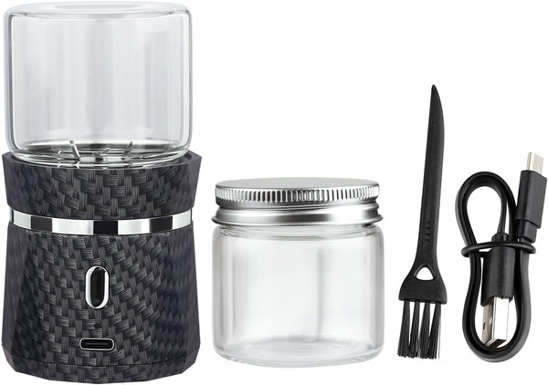 YFTOHI Unique Electric Herb Grinder, Small Spice Grinder Electric herb Grinders Mini Size
