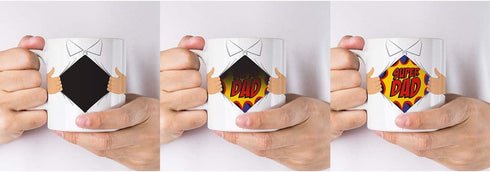 Superdad Heat Reveal Mug