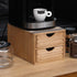 Drawer Holder for Coffee Brew - 2-Tier Kitchen Machine Stand Shelf, Coffee Station and Pod Capsule Storage Organizer