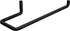 Wrought Iron Paper Towel Holder - Rustic Wall Mount Paper Towel Rack for Kitchen, Black, 12 x 4.7 x 2.5 Inches,