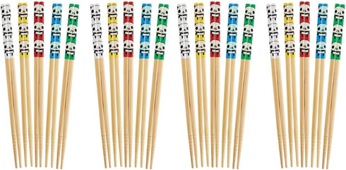 Helen’s Asian Kitchen Bamboo Chopsticks, Panda, 20-Pair Set