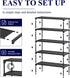 Closet, 27.5" 5 Kitsure Shoe Rack - Non-Woven Shoe Rack Shelf, Shoe Organizer for Entryway, Garage & Corridor