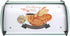 Roll Top Bread Box for Kitchen Counter, Metal Bread Bin Retro Food Storage Container, 13"x9.4"x5.9" (Green)