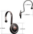 CHICTIE Bronze Shower Curtain Hooks Rings, Oil Rubbed Decorative Shower Curtain Hooks, Set of 12 (Oil-Rubbed Bronze)